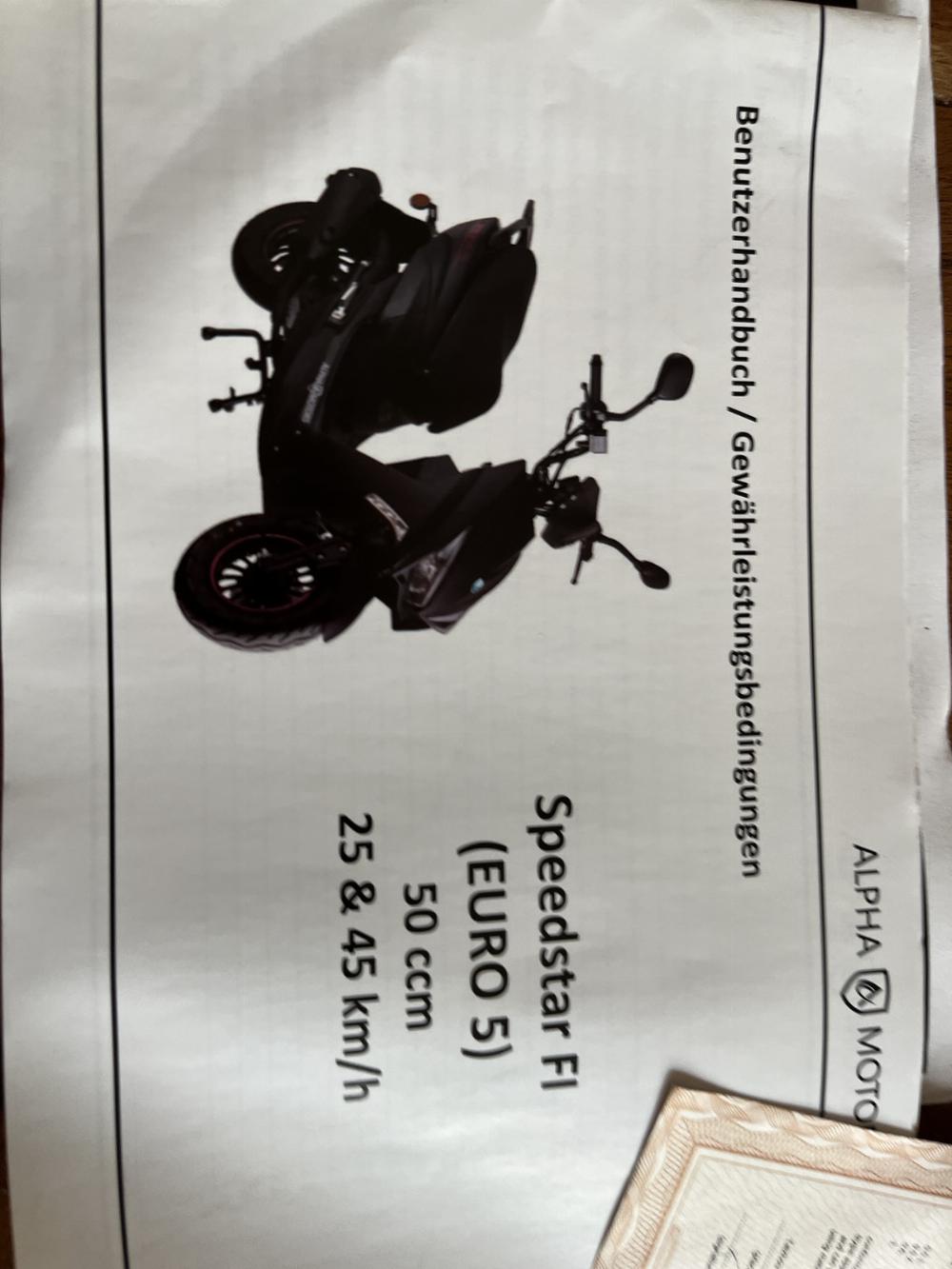 Motorrad verkaufen Andere Speedstar FI (Euro 5) Ankauf